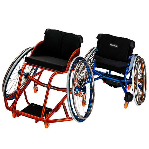 Invader Basketball Ultralight-doppelt-Sportrollstuhl-Teanager-FiNiFuchs