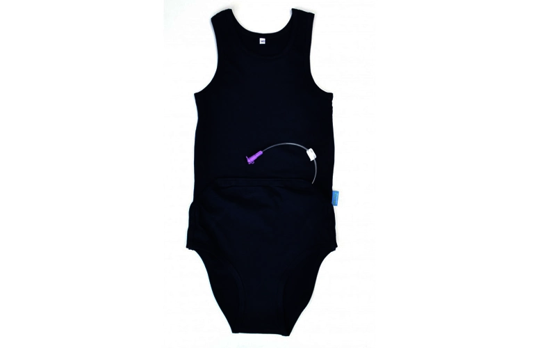 body aermellos mit verschluss am bauch Pien Polle