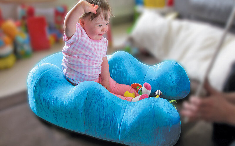 Lagerungshilfe Sitzhhilfe Nessie Kinder mit Behinderung Specialised Orthotic Services FiNiFuchs