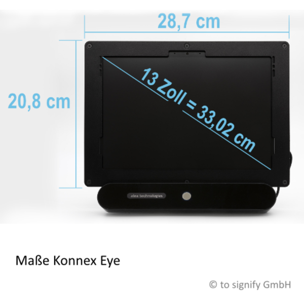 FiNiFuchs-Kinderhilfsmittel-Konnex Eye size to signify