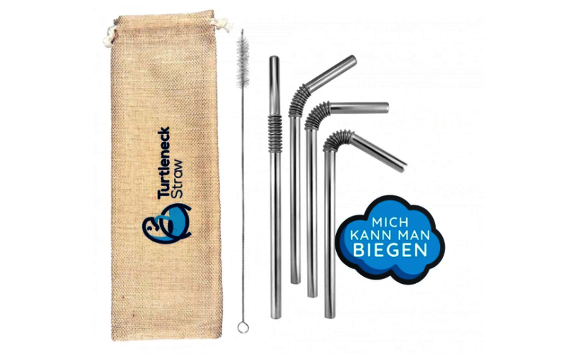 FiNiFuchs Kinderhilfsmittel turtleneck straw biegsame trinkhalme aus edelstahl FiNiFuchs Kinderhilfsmittel turtleneck straw biegsame trinkhalme aus edelstahl