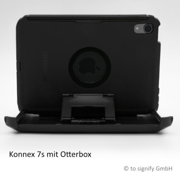 FiNiFuchs-Kinderhilfsmittel-Konnex 7s mit Otterbox back to signify