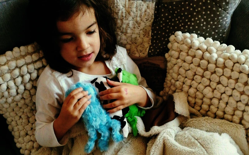 Vibrationskissen Mini therapieren Körperwahrnehmung FiNiFuchs