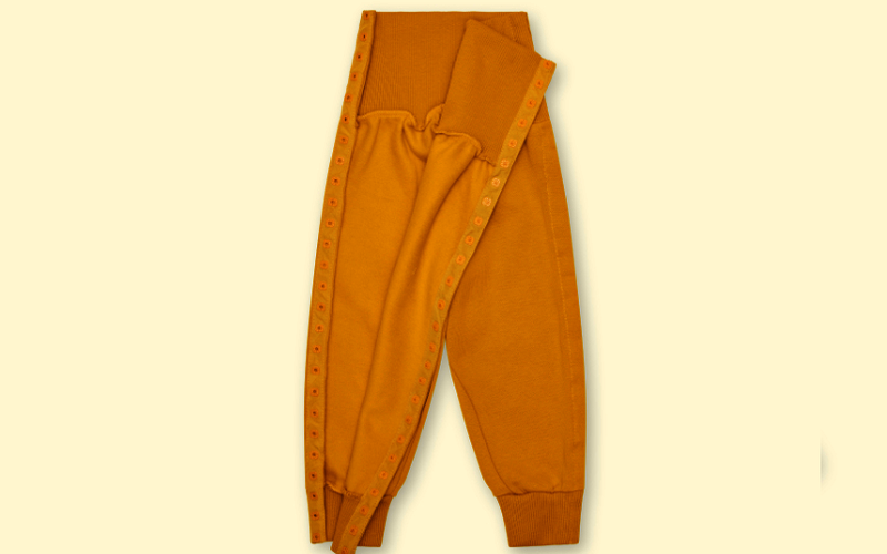 Wombly Sweathose Gelb Orthesenhose