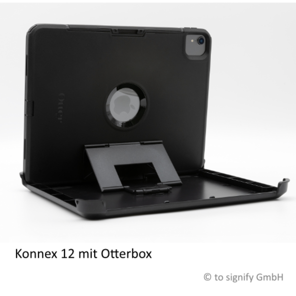 FiNiFuchs-Kinderhilfsmittel-Konnex 12 mit Otterbox back to signify