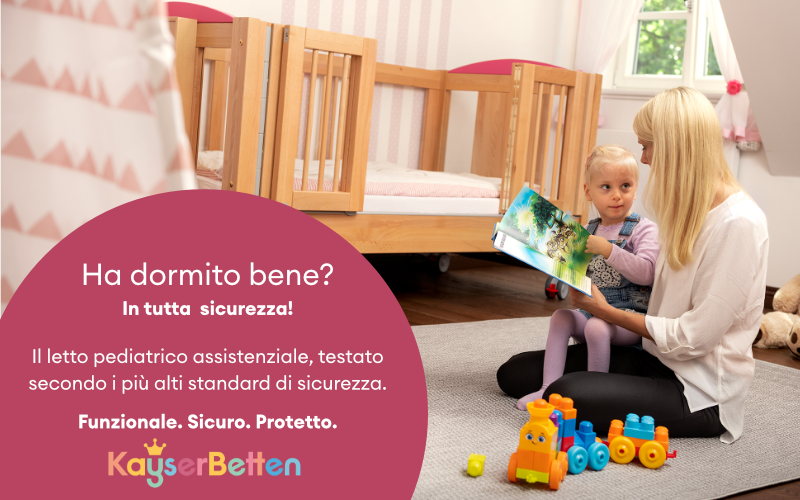Kayserbetten-letto pediatrico assistenziale Kayserbetten-letto pediatrico assistenziale