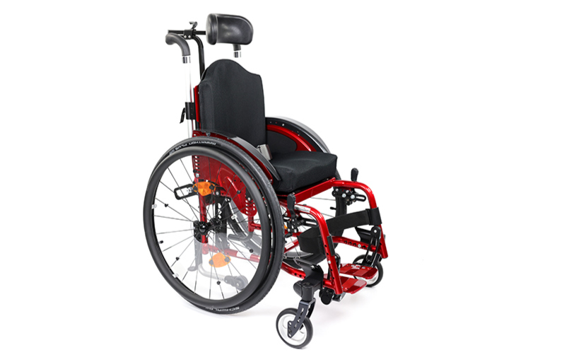 Vector-firered-Kinderrollstuhl