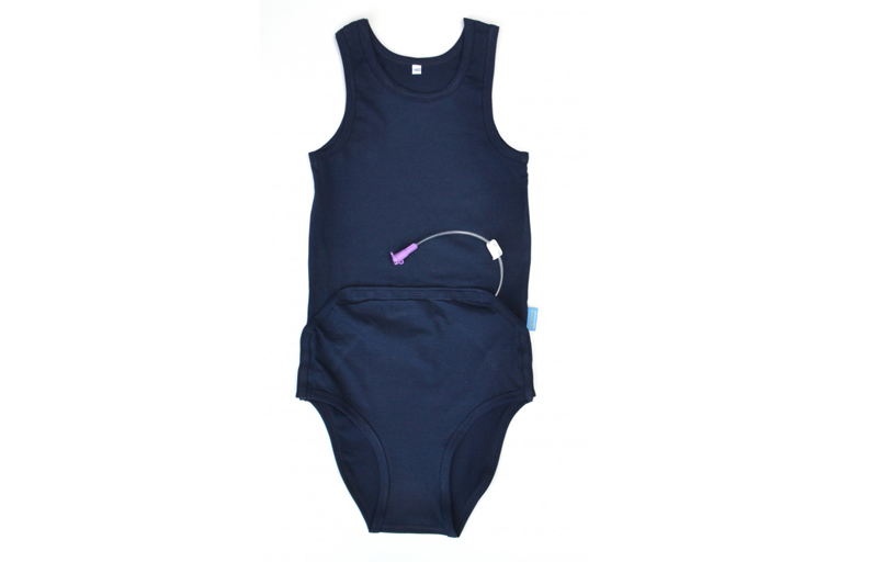 body aermellos mit verschluss am bauch Pien Polle